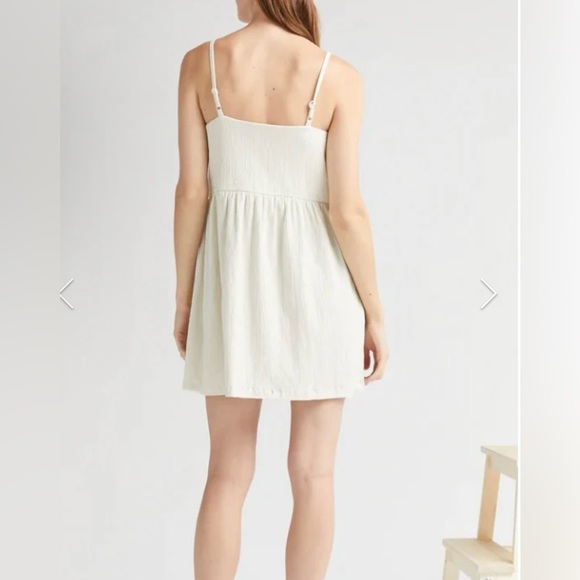 Richer Poorer Women's Cloud Weave Cotton Pocket Mini Dress Size Small - Picture 3 of 6